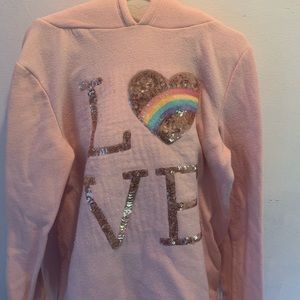 btween girls long sleeve w/hood slightly used :)